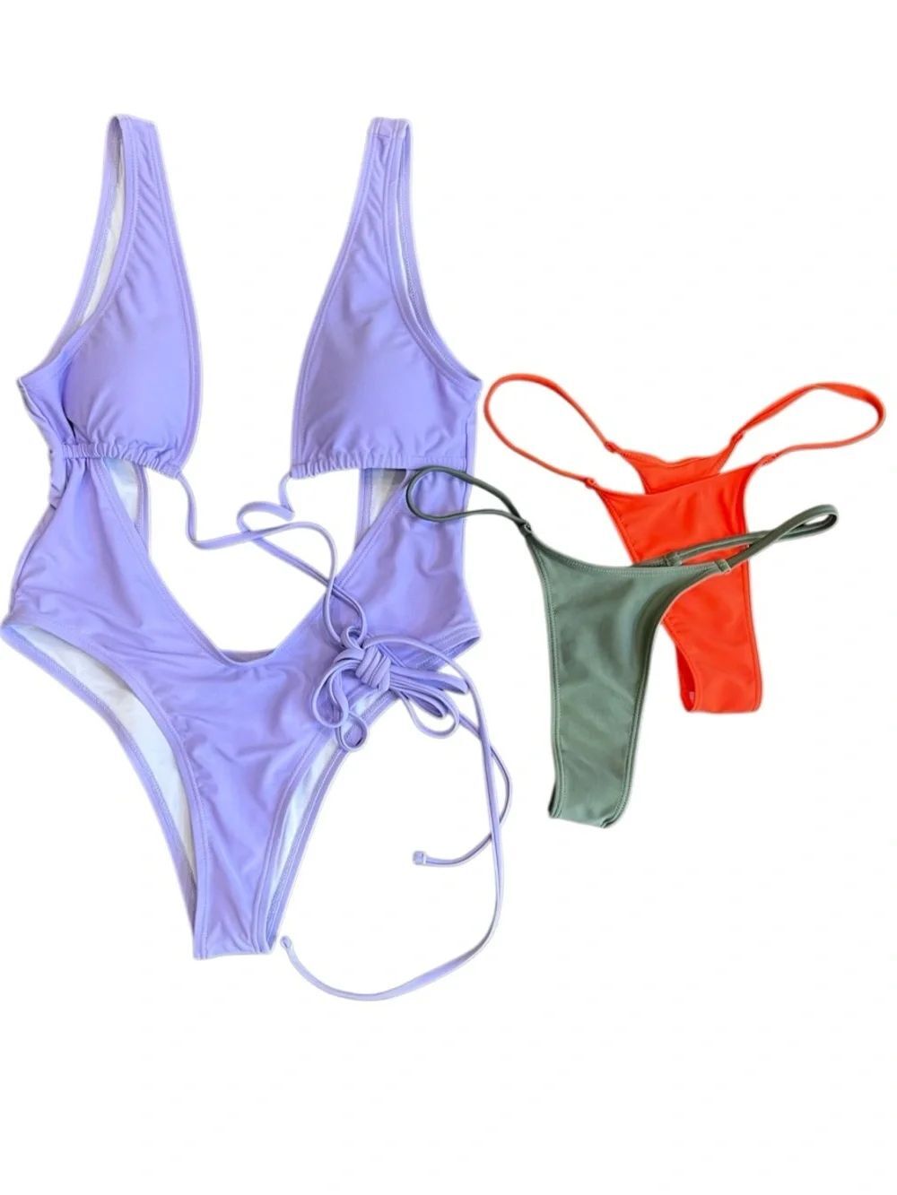 Shein Swimsuit Bundle Cheeky Micro Thong Size Small (2-4)